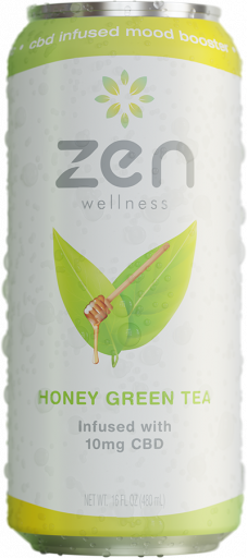 Honey Green Tea - Front 01 - DoF - Condensation - Transparent Background Cropped Compressed